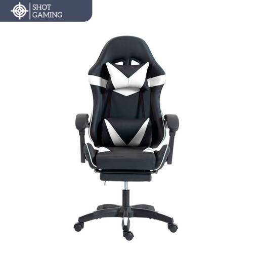 Silla Gamer Shot Gaming SHOT-2025-BW | Soporte ergon�mico
