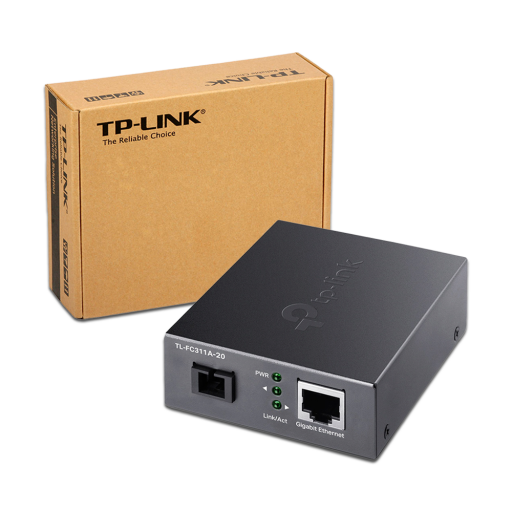 Convertidor de medios Monomodo TP-LINK TL-FC311A-20 | SC Gigabit, Ethernet Gigabit, WDM