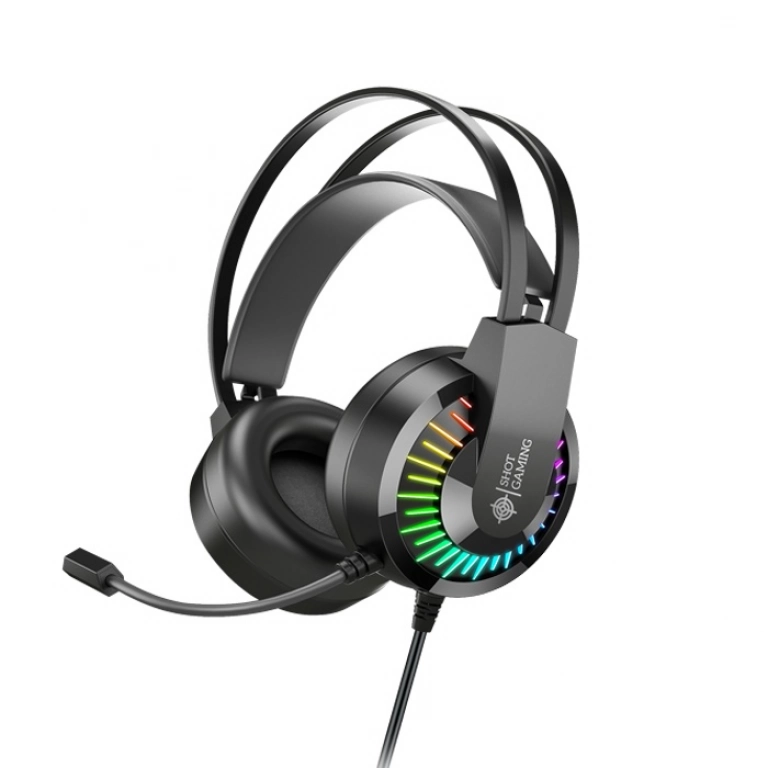 Auricular Gamer Shot Gaming Pro Series SHOT-GT68 | Con Micr�fono, RGB, 7.1