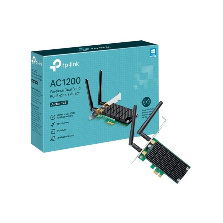 Adaptador Inal�mbrico PCI-Express TP-LINK Archer T4E | AC1200