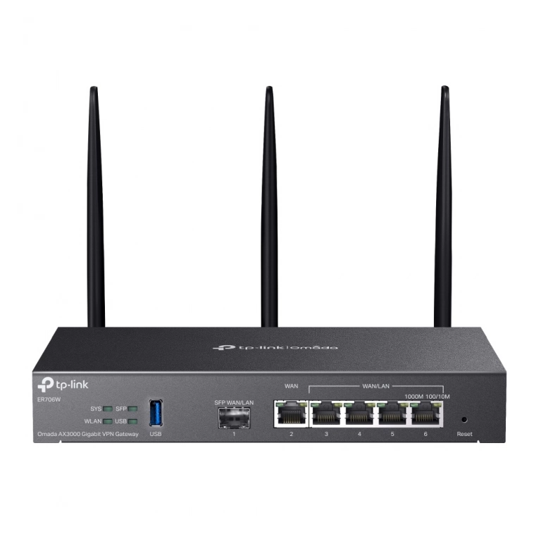 Router Cableado TP-LINK ER706W | AX3000, WiFi 6, VPN, Gigabit, Omada