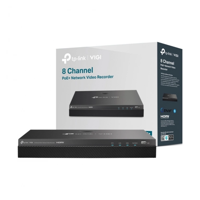 NVR TP-LINK VIGI NVR2008H-8MP |  PoE+ de 8 canales