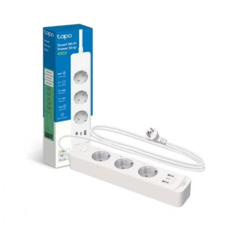 Zapatilla inteligente TP-LINK Tapo P300 | Wi-Fi, 3 tomas Schuko,  1 USB-C, 2 USB-A