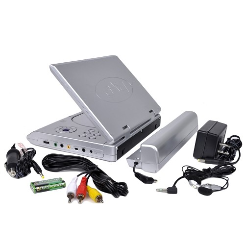 DVD Portatil de 8" WideScreen con Bolso y Control Remoto.